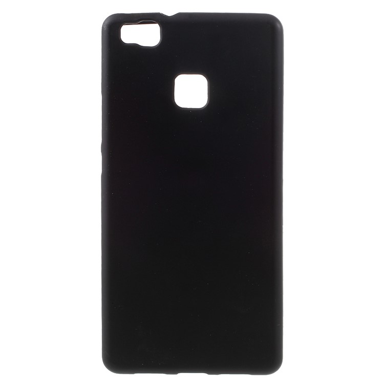 Frosted TPU Gel Cover for Huawei P9 Lite - Black-1