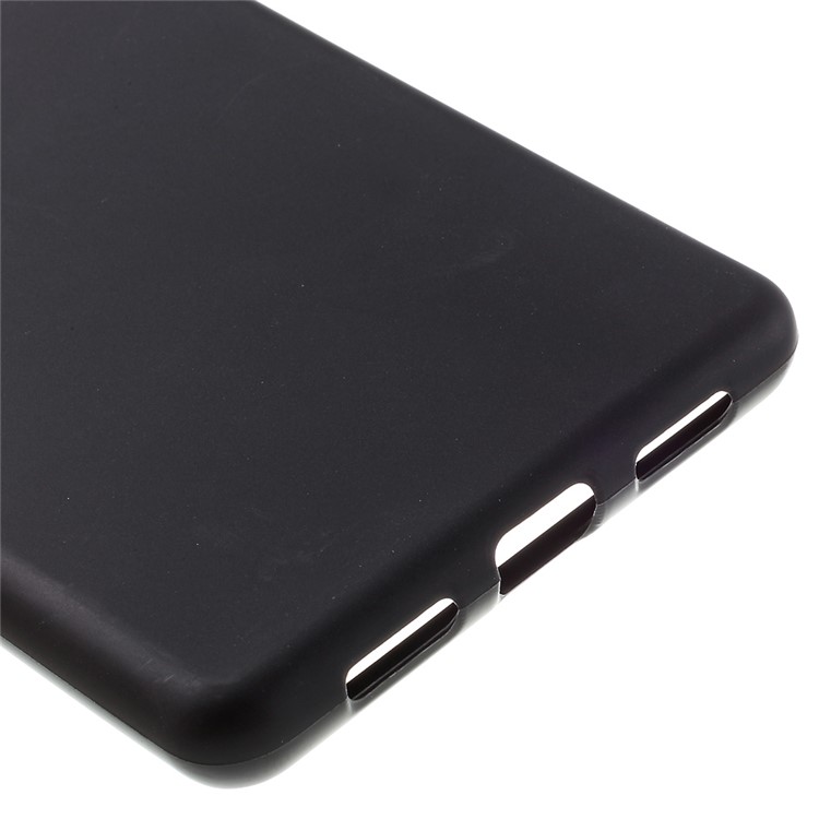 Frosted TPU Gel Cover for Huawei P9 Lite - Black-5