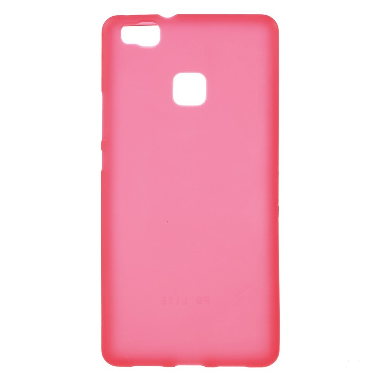 Frosted TPU Gel Phone Shell for Huawei P9 Lite - Red-1