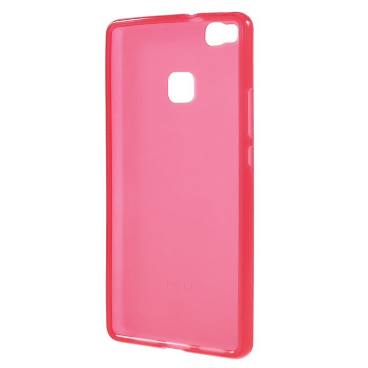 Frosted TPU Gel Phone Shell for Huawei P9 Lite - Red-2
