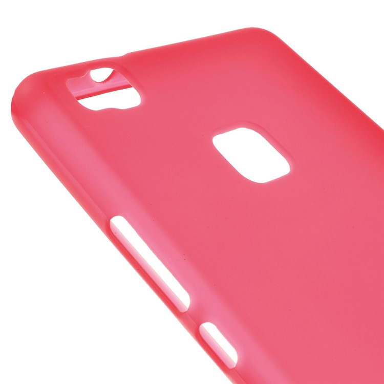 Frosted TPU Gel Phone Shell for Huawei P9 Lite - Red-4