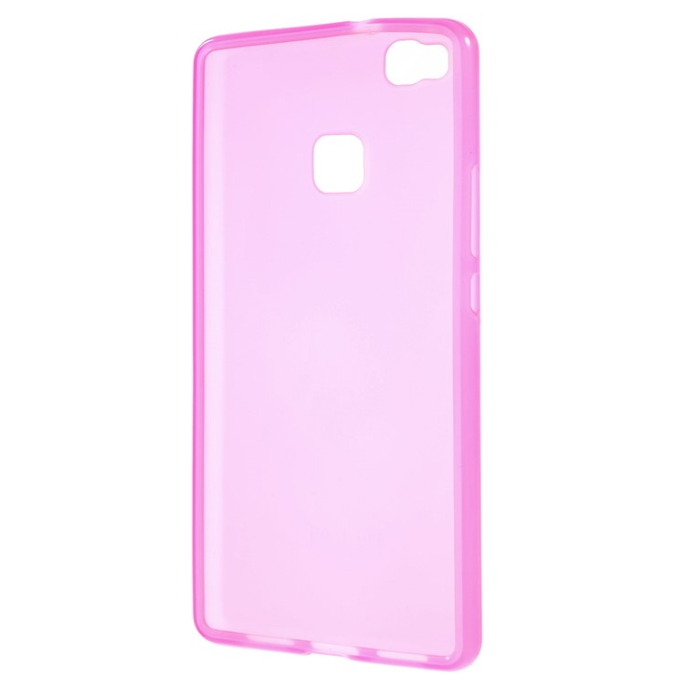 Matte TPU Gel Back Shell for Huawei P9 Lite - Rose-2