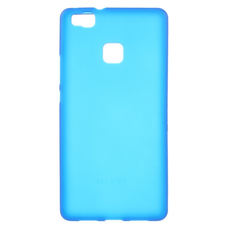Frosted TPU Gel Back Cover for Huawei P9 Lite - Blue-1