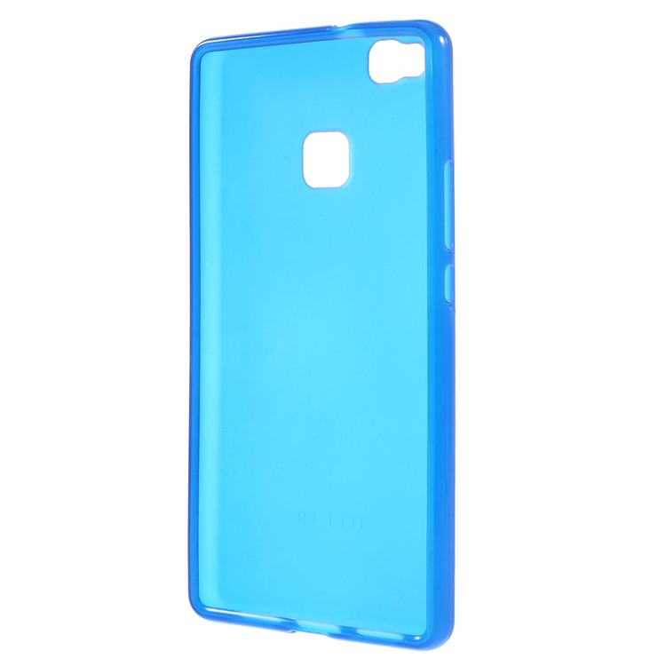 Frosted TPU Gel Back Cover for Huawei P9 Lite - Blue-2