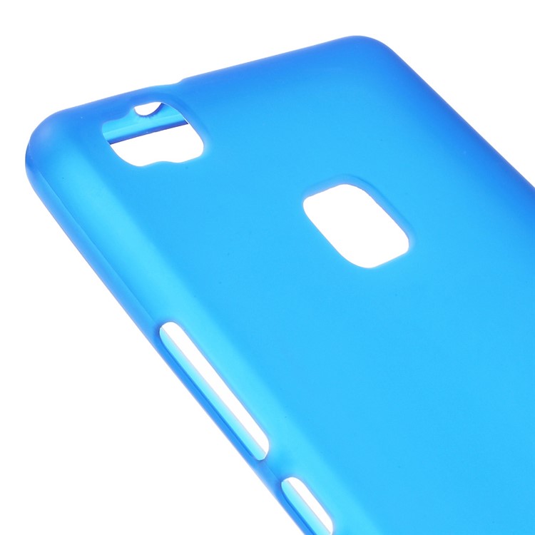 Frosted TPU Gel Back Cover for Huawei P9 Lite - Blue-4