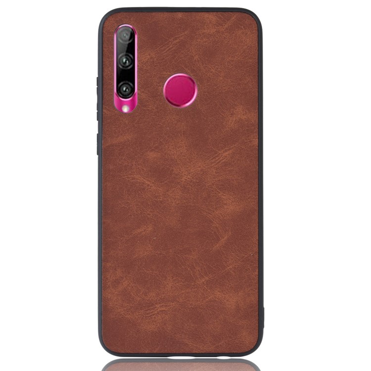 PU Leather Coated TPU Back Phone Cover for Huawei Mate 20 Lite - Brown-3