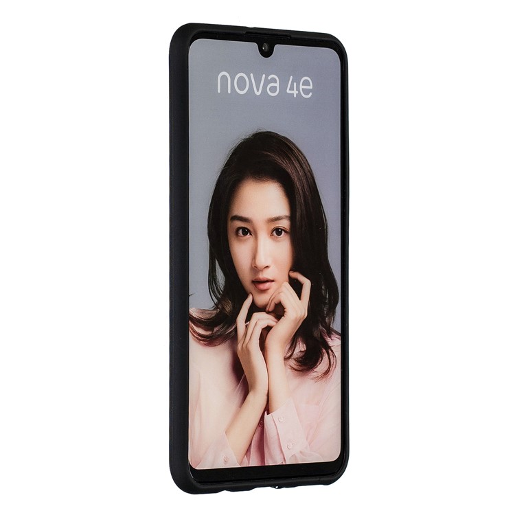 Embossment Patterned TPU Case Accessory for Huawei P30 Lite / nova 4e - Kiss My Ass-7