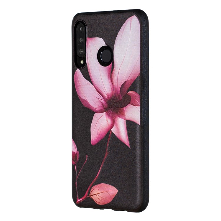 Accessorio In TPU Con Motivo Goffrato Per Huawei P30 Lite / nova 4e - Bel Fiore-3
