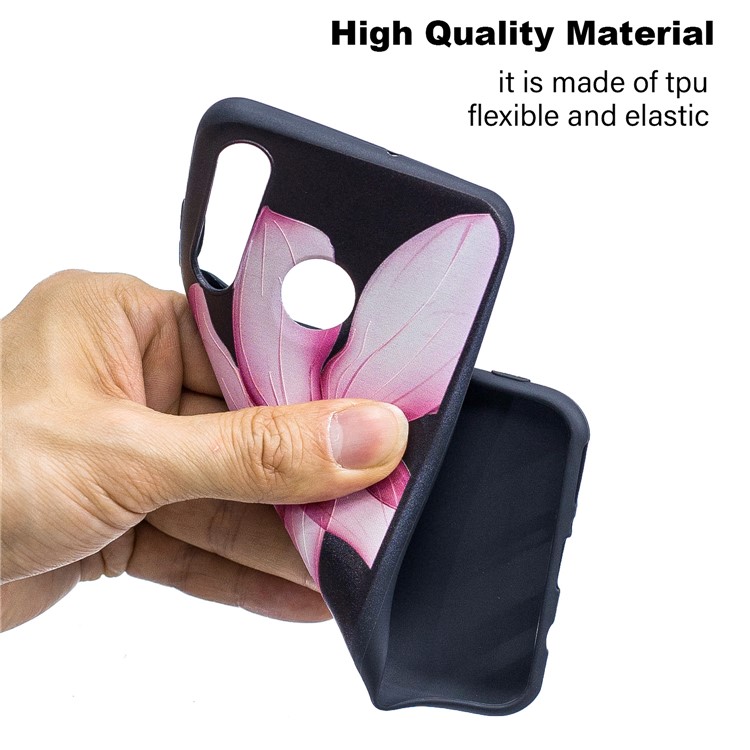 Accessorio In TPU Con Motivo Goffrato Per Huawei P30 Lite / nova 4e - Bel Fiore-6
