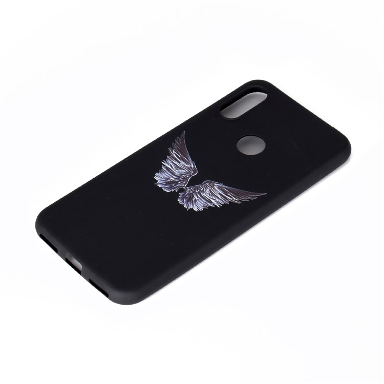 Pattern Printing Matte TPU Phone Case for Huawei Y6 (2019, with Fingerprint Sensor)/Y6 Prime (2019) - Wings-3