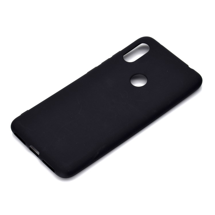 Soft Frosted TPU Mobile Phone Case for Huawei Y6 (2019, with Fingerprint Sensor) - Black-3