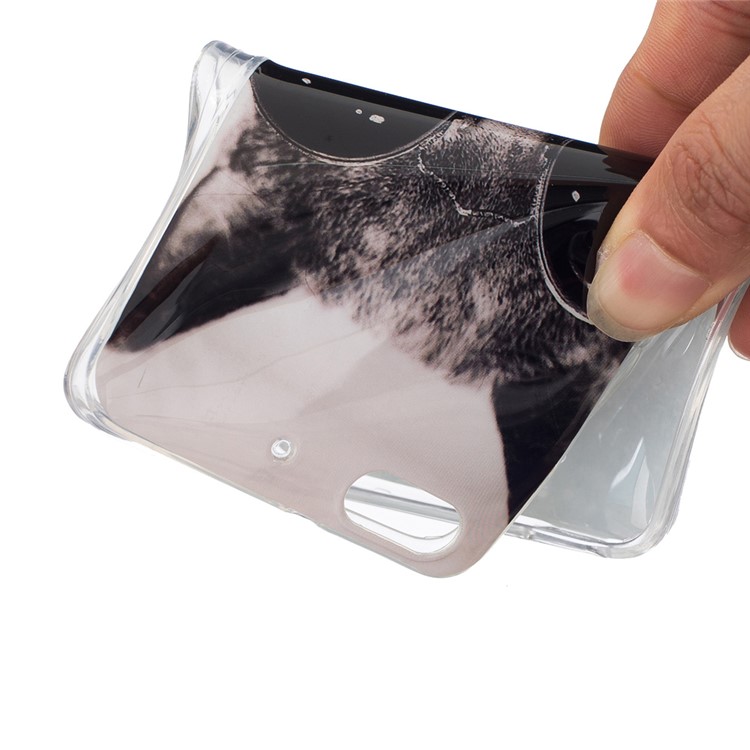 IMD Soft TPU Gel Case for Huawei Honor 4C - Cat Wearing Sunglasses-4