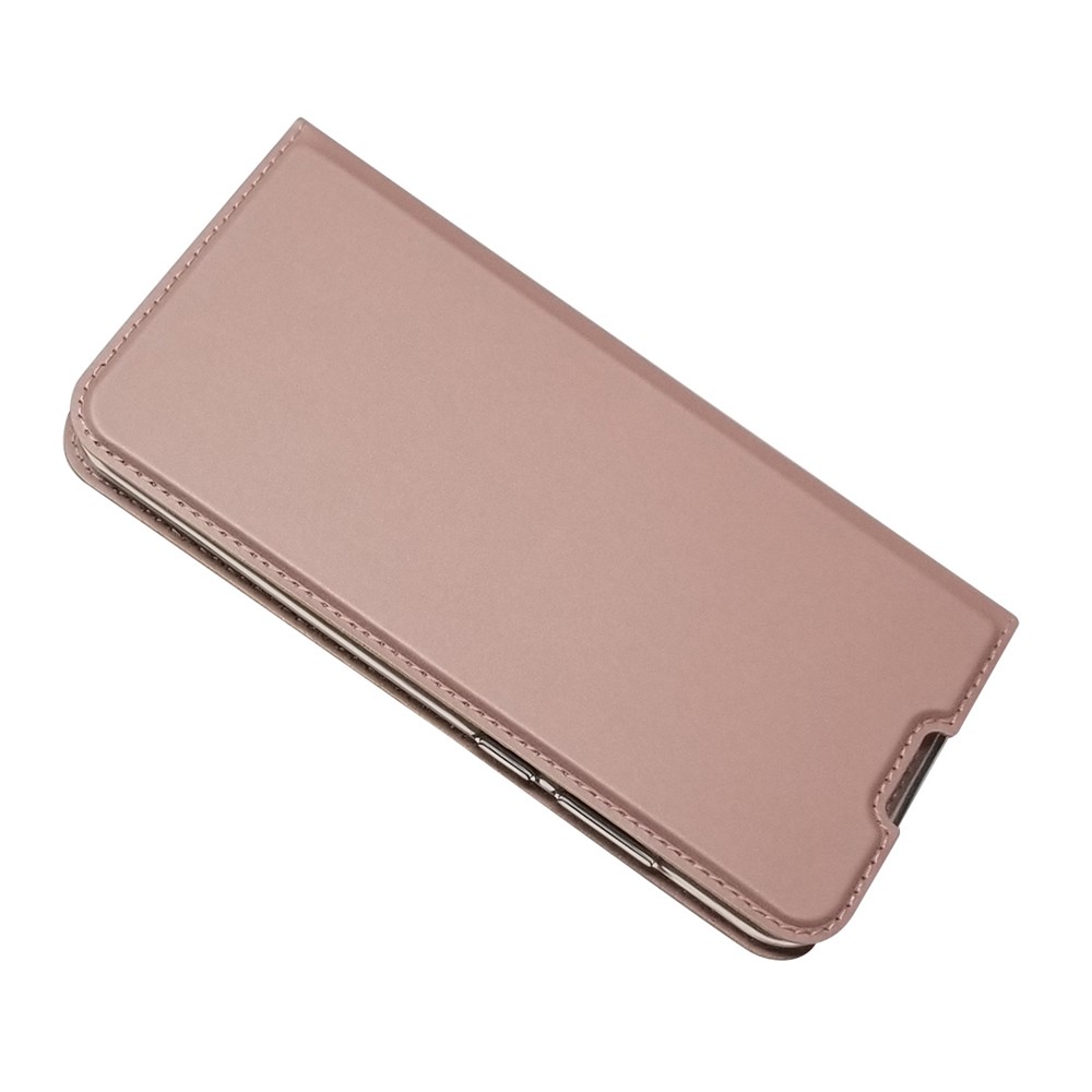 Magnetic Adsorption Leather Card Holder Case for Huawei Y6 Pro (2019) - Rose Gold-3