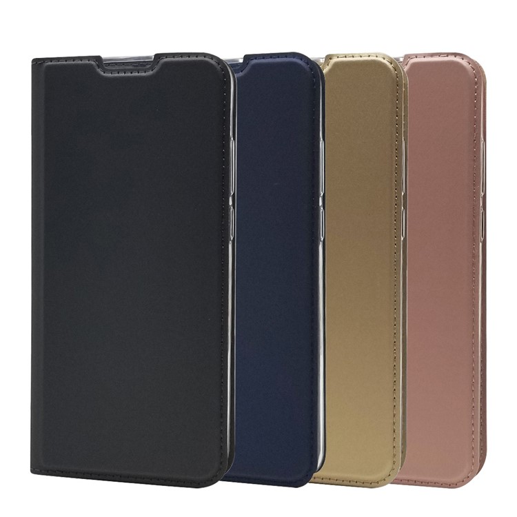 Magnetic Adsorption Leather Card Holder Case for Huawei Y6 (2019, with Fingerprint Sensor) / Y6 Prime (2019) - Black-10