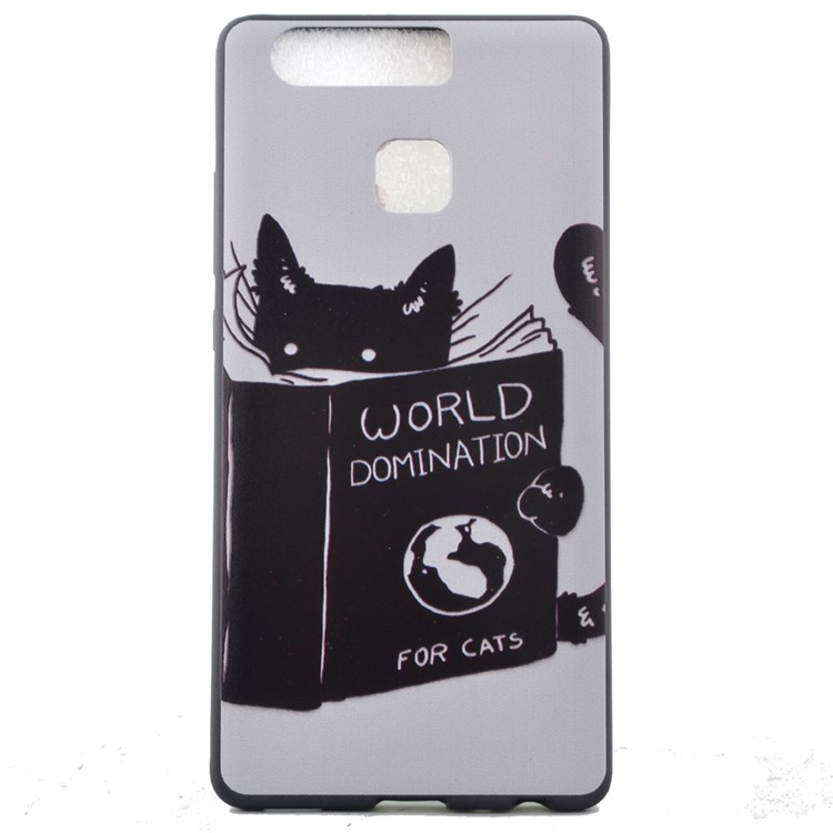 Flexible TPU Phone Case for Huawei P9 - World Domination for Cats-2