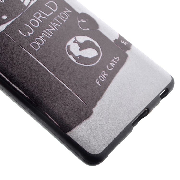 Flexible TPU Phone Case for Huawei P9 - World Domination for Cats-3
