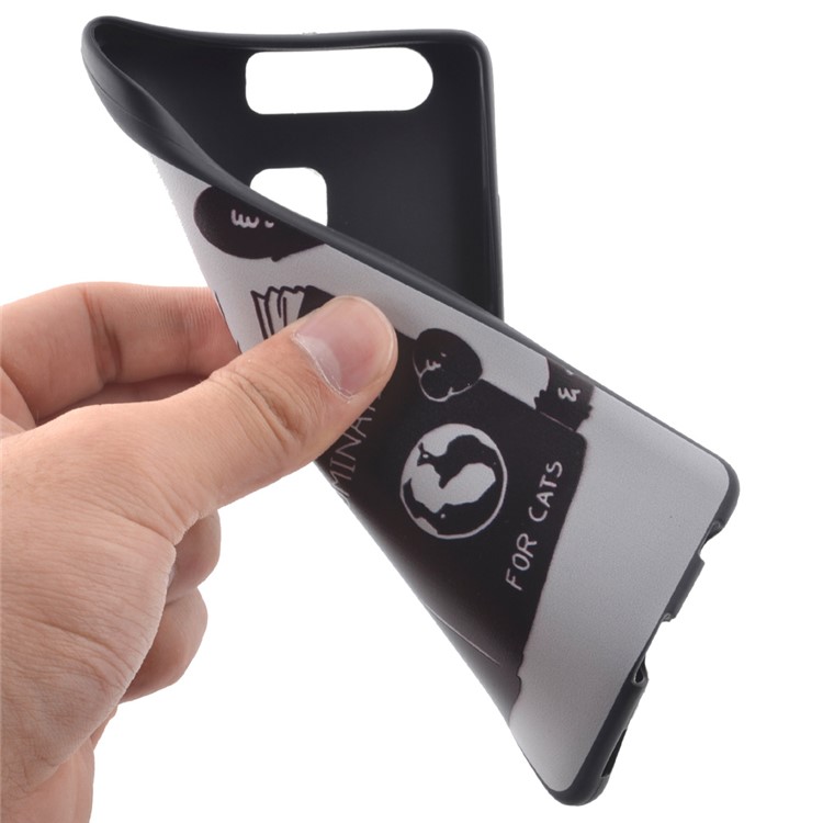 Flexible TPU Phone Case for Huawei P9 - World Domination for Cats-5