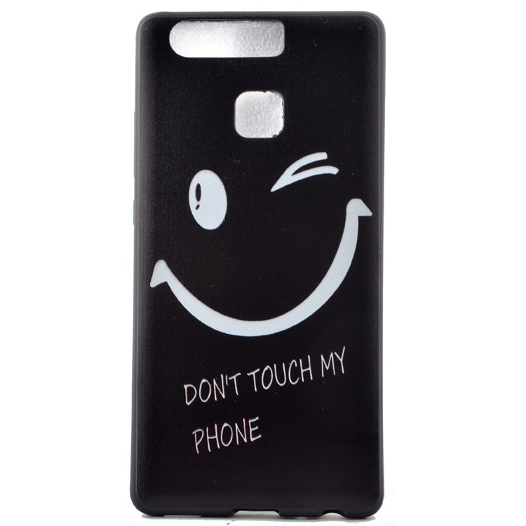 Flexible TPU Cover for Huawei P9 - Do not Touch My Phone-2