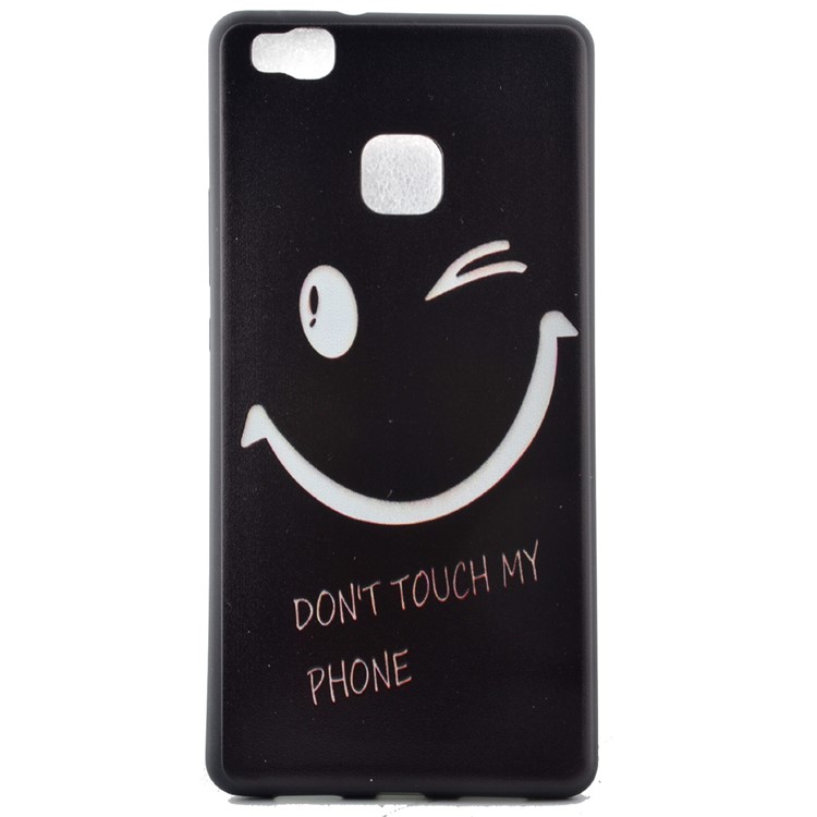 Soft TPU Back Case for Huawei P9 Lite - Do not Touch My Phone-2