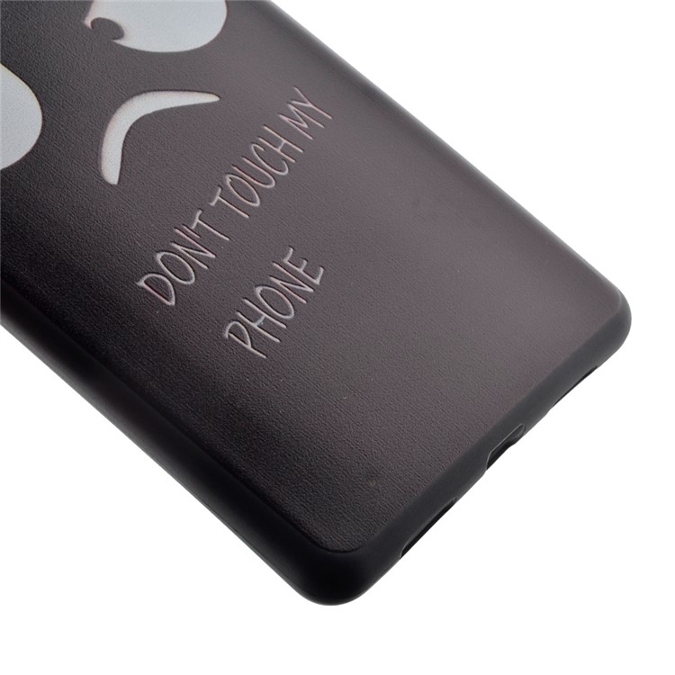 Soft TPU Cover Case for Huawei P9 Lite - Two Big Eyes-3