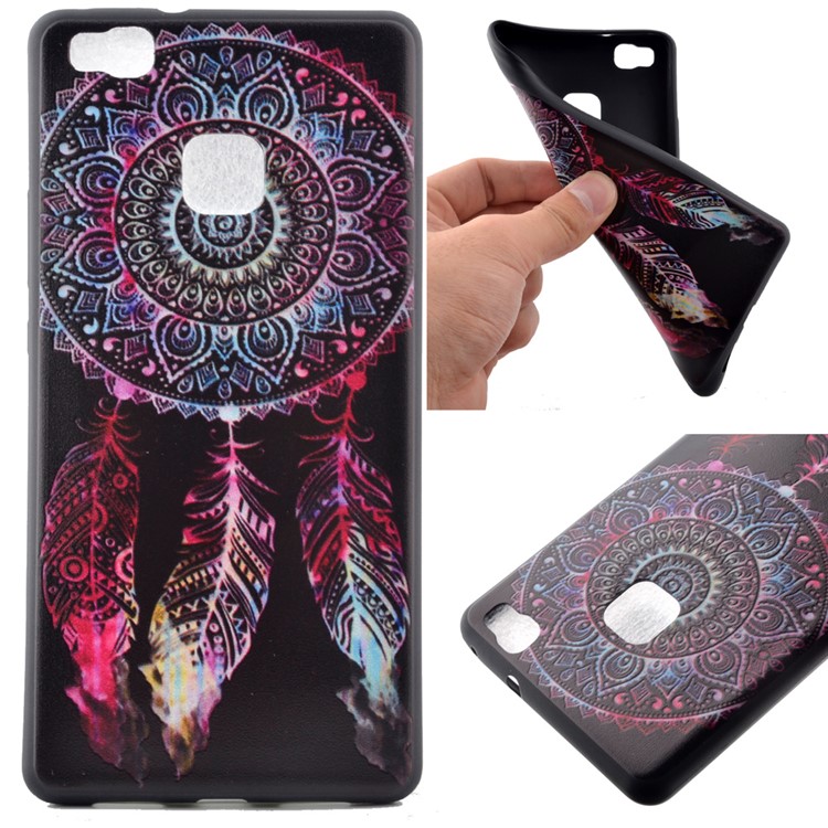Soft TPU Case Shell for Huawei P9 Lite - Dream Catcher-1