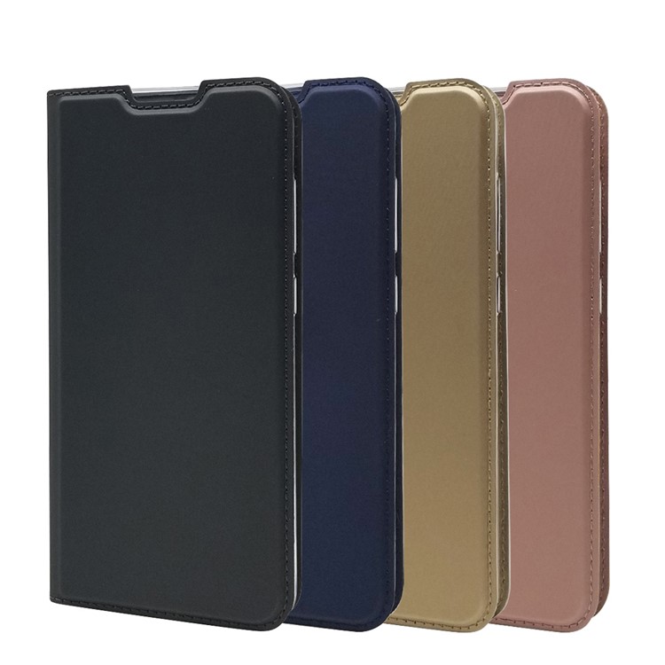 Magnetic Adsorption Leather Card Holder Case for Huawei Y7 Pro (2019) / Enjoy 9 - Black-10