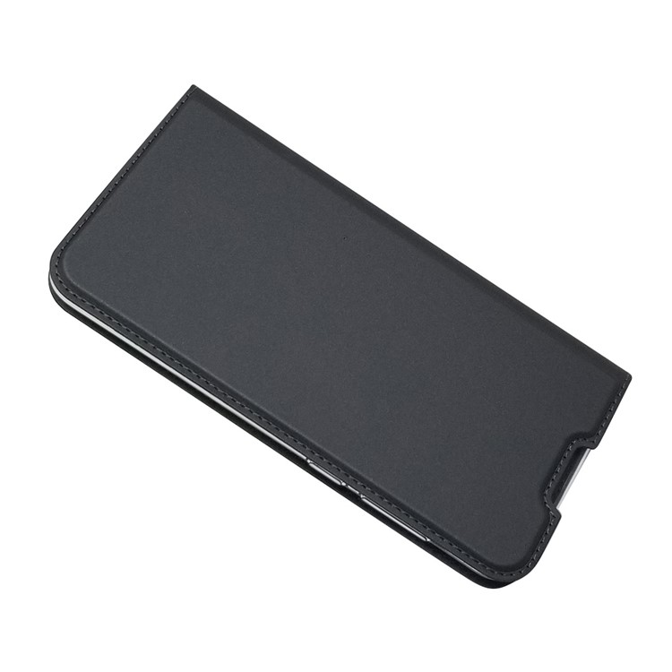 Magnetic Adsorption Leather Card Holder Case for Huawei Y7 Pro (2019) / Enjoy 9 - Black-3