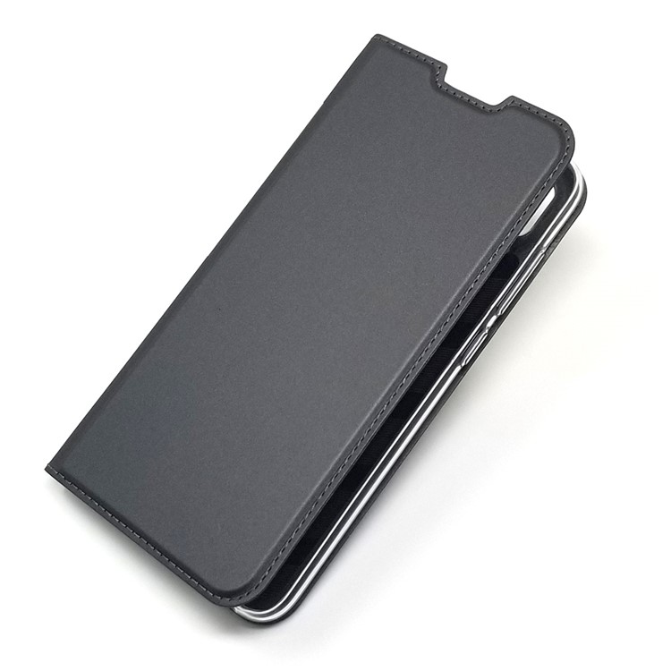 Magnetic Adsorption Leather Card Holder Case for Huawei Y7 Pro (2019) / Enjoy 9 - Black-6