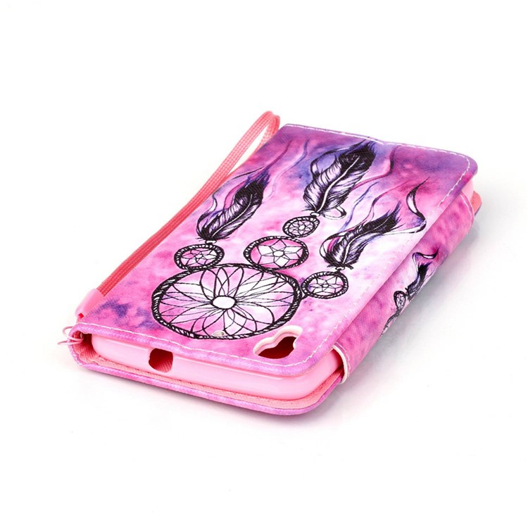 Patterned Wallet Leather Stand Case for Huawei Honor 4A / Y6 - Windbell-5