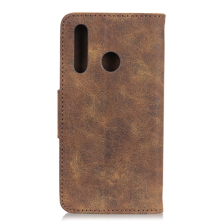 Vintage Style Wallet Stand Split Leather Phone Case for Huawei Nova 5i / P Smart Z / Y9 Prime 2019  - Coffee-10