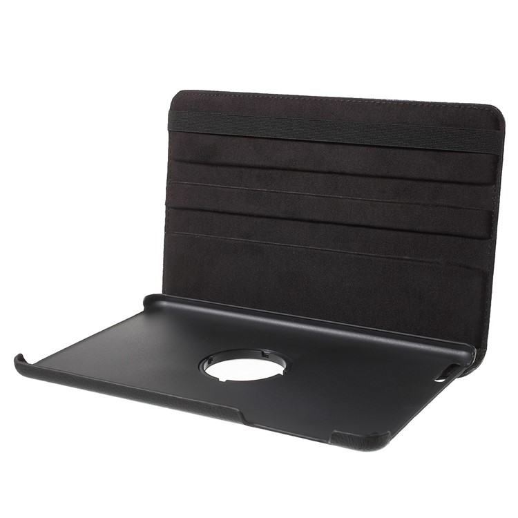 Litchi Grain Rotary Stand Case for Huawei MediaPad T1 10 - Black-8