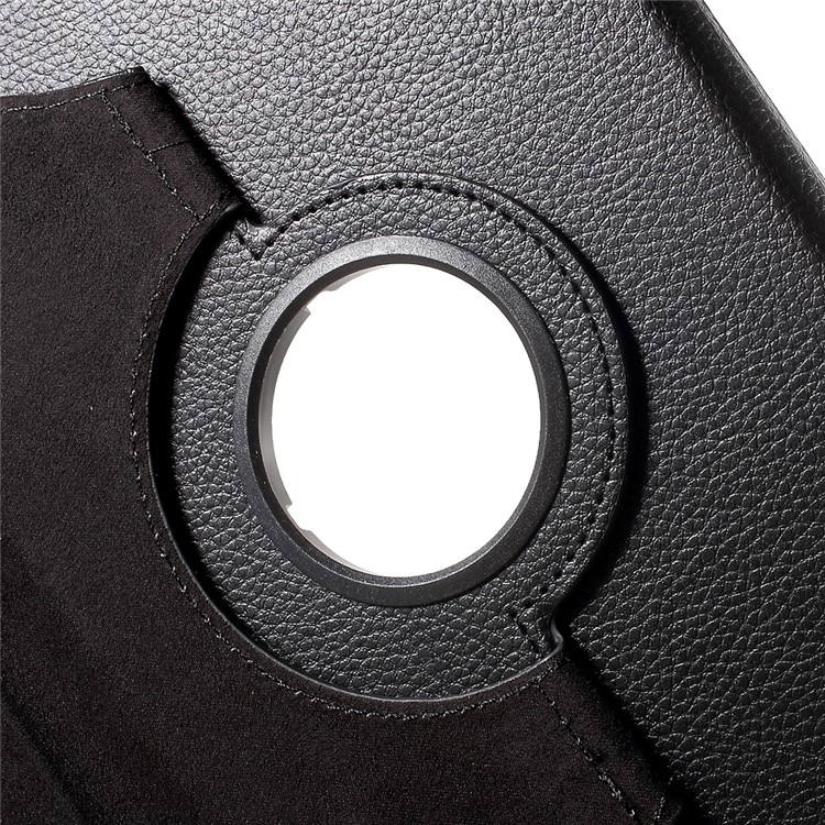 Litchi Grain Rotary Stand Case for Huawei MediaPad T1 10 - Black-9