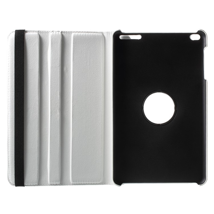 Litchi Grain Rotary Stand Cover for Huawei MediaPad T1 10 - White-7