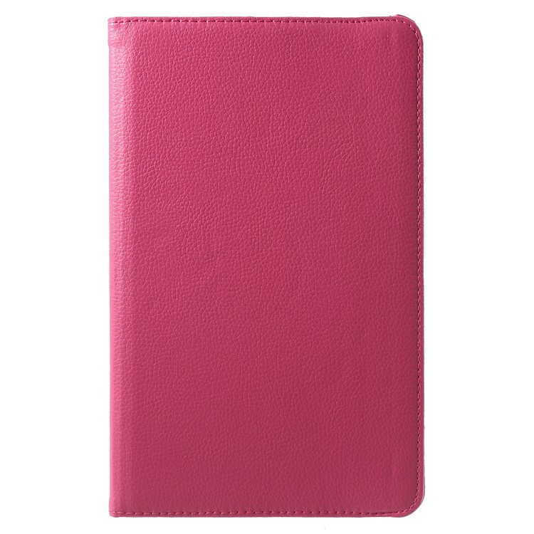 Litchi Grain Rotary Stand Flip Case for Huawei MediaPad T1 10 - Rose-2