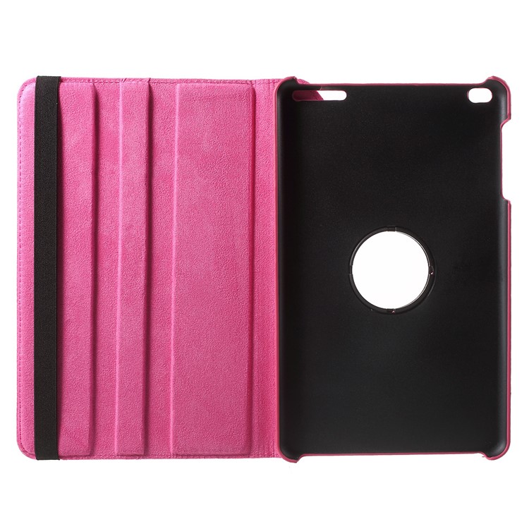 Litchi Grain Rotary Stand Flip Case for Huawei MediaPad T1 10 - Rose-7