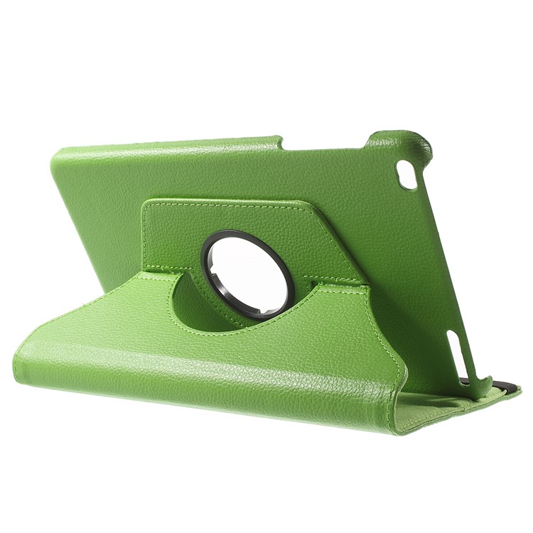 Litchi Grain Rotary Stand Tablet Case for Huawei MediaPad T1 10 - Green-5