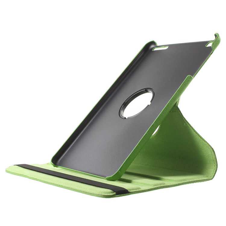 Litchi Grain Rotary Stand Tablet Case for Huawei MediaPad T1 10 - Green-6