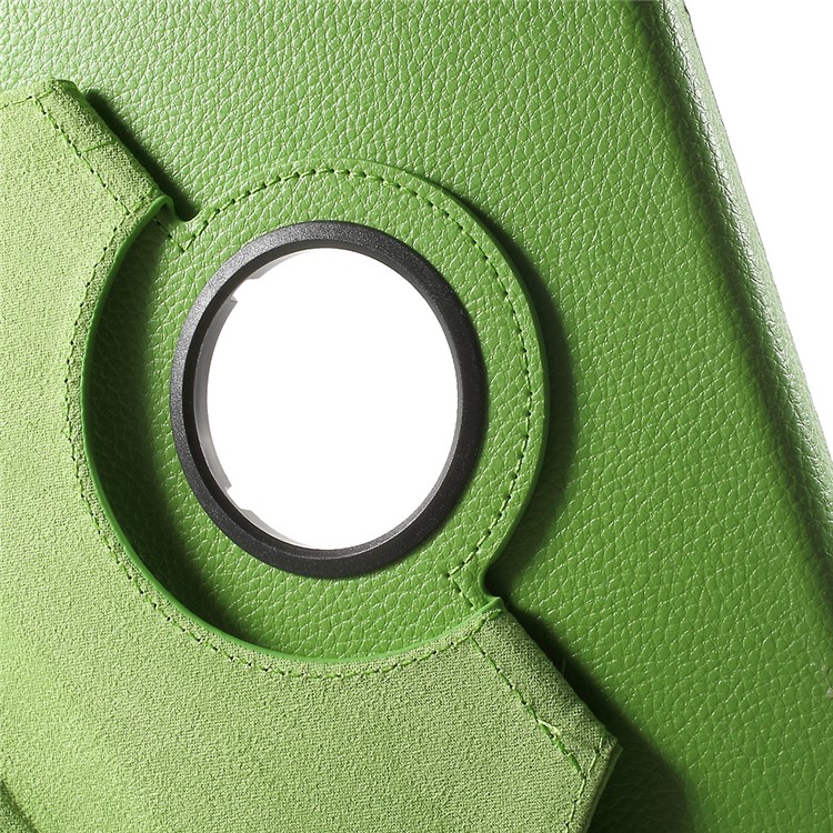 Litchi Grain Rotary Stand Tablet Case for Huawei MediaPad T1 10 - Green-9