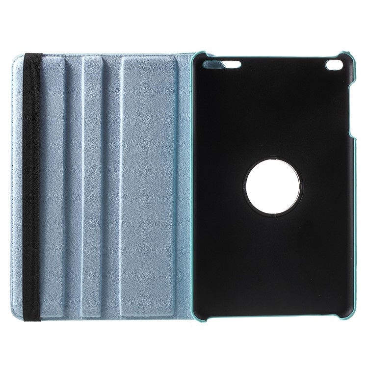 Litchi Grain Rotary Stand Case for Huawei MediaPad T1 10 - Baby Blue-7