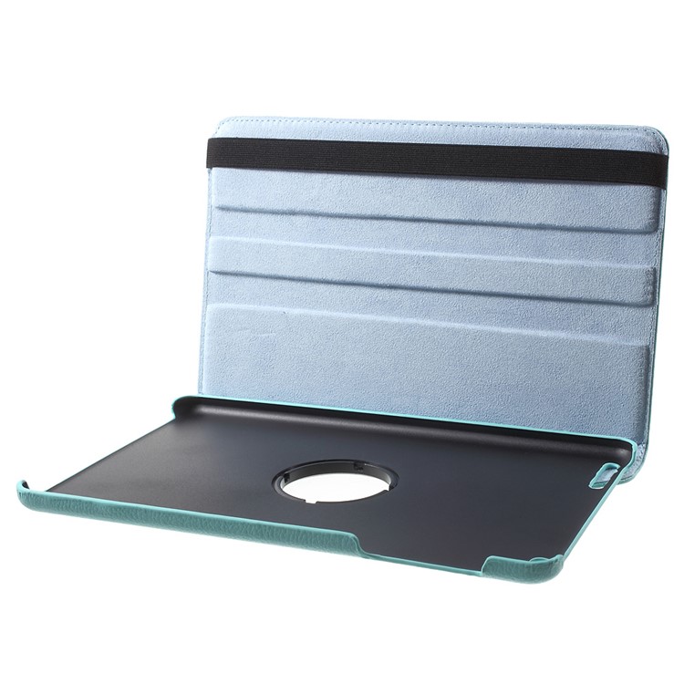 Litchi Grain Rotary Stand Case for Huawei MediaPad T1 10 - Baby Blue-8
