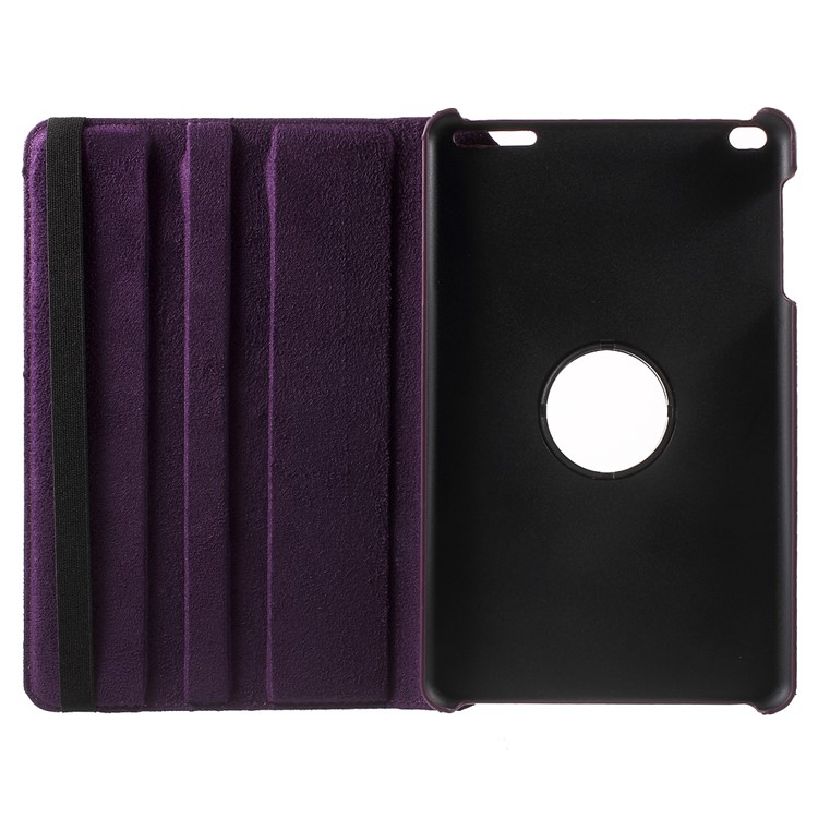 Litchi Grain Rotary Stand Case for Huawei MediaPad T1 10 - Purple-8
