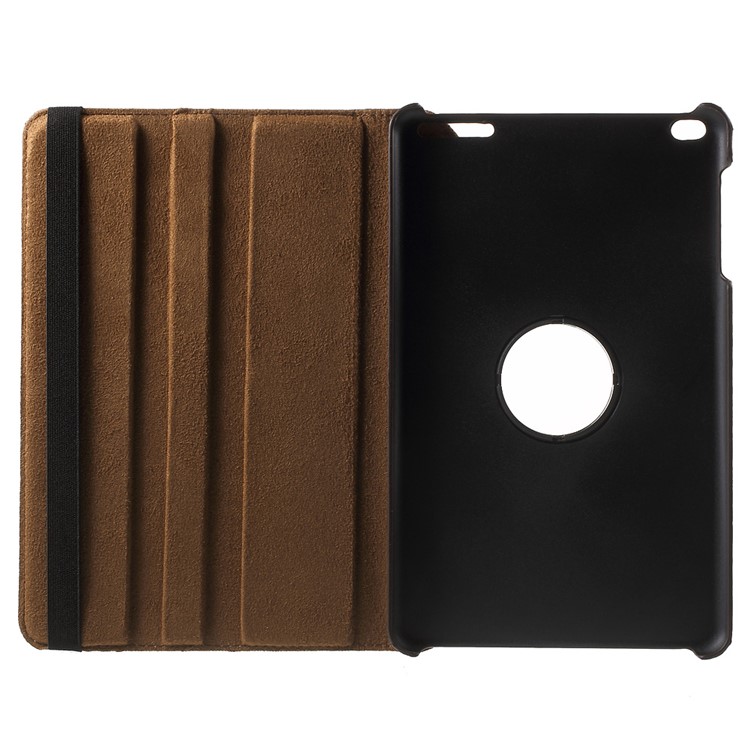 Litchi Grain Rotary Stand Case for Huawei MediaPad T1 10 - Coffee-7