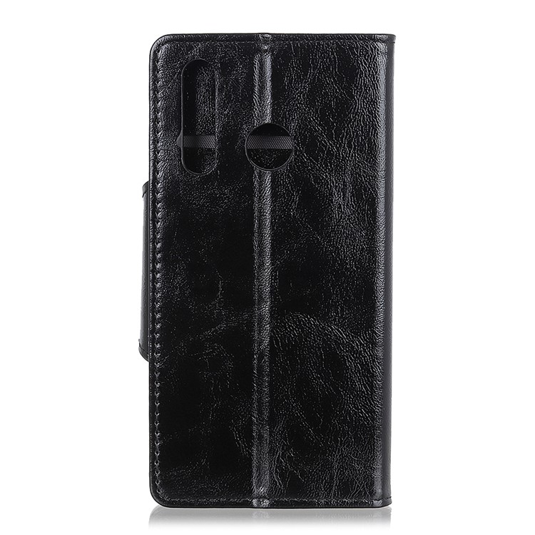 Textured PU Leather Wallet Stand Phone Case for Huawei P Smart Z / Y9 Prime 2019 - Black-8