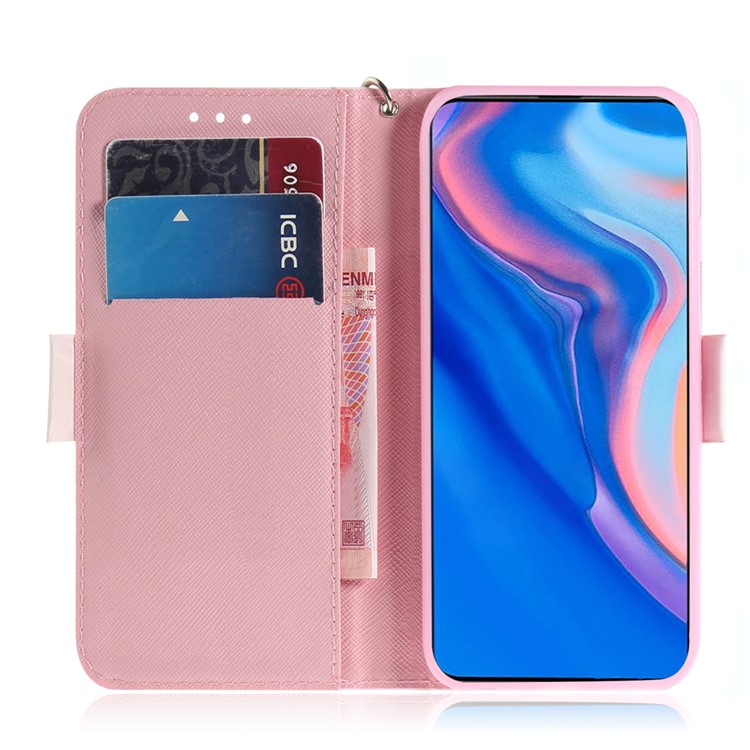 Pattern Printing Light Spot Decor Leather Wallet Case for Huawei P Smart Z - High-heeled Shoes-7