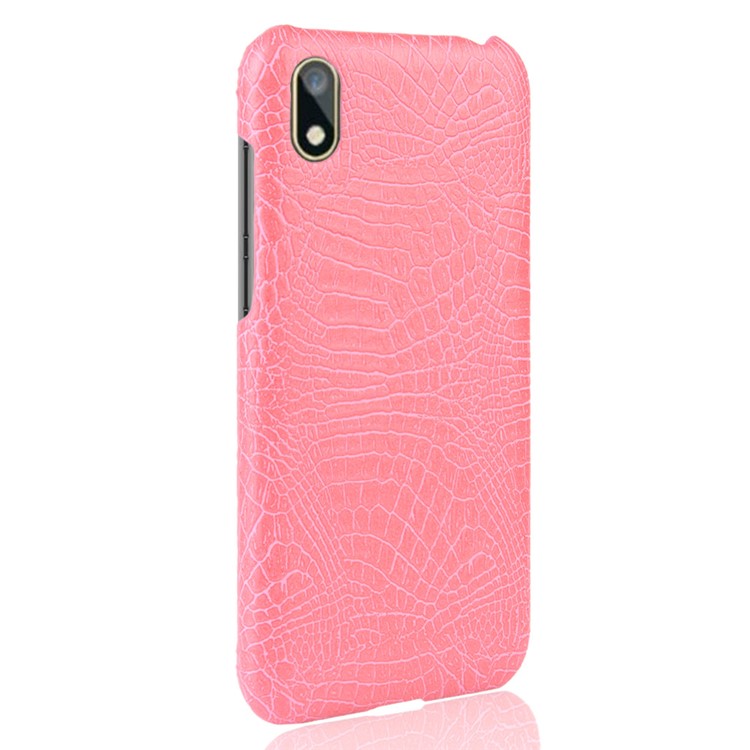 Crocodile Skin PU Leather Coated PC Case for Huawei Y5 (2019) / Honor 8S - Pink-3