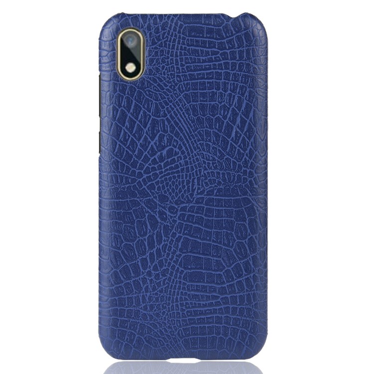 Crocodile Skin PU Leather Coated PC Case for Huawei Y5 (2019) / Honor 8S - Dark Blue-2