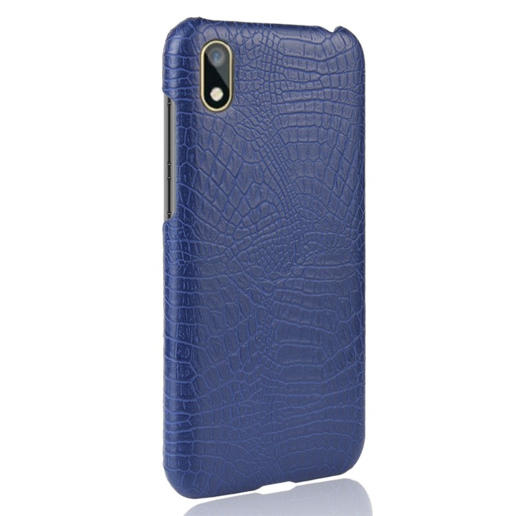 Crocodile Skin PU Leather Coated PC Case for Huawei Y5 (2019) / Honor 8S - Dark Blue-3