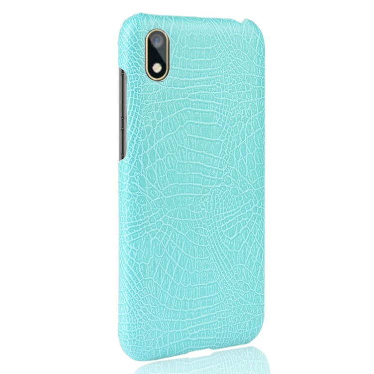Crocodile Skin PU Leather Coated PC Case for Huawei Y5 (2019) / Honor 8S - Baby Blue-3