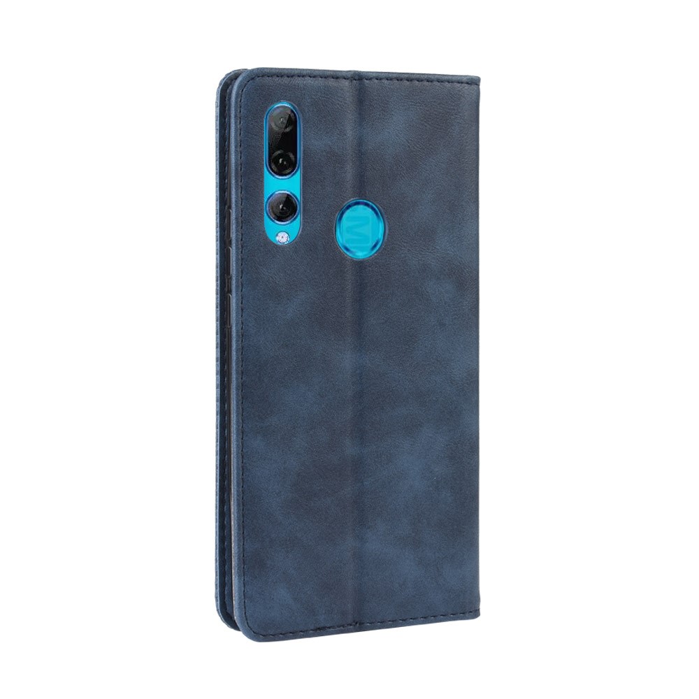 Auto-absorbed Vintage Style PU Leather Wallet Case for Huawei P Smart Z / Y9 Prime 2019 - Blue-6