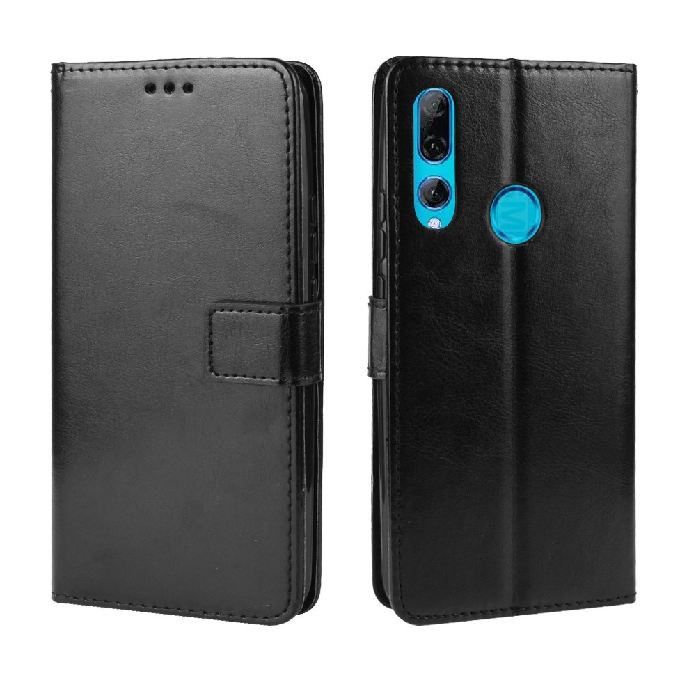 Crazy Horse Leather Wallet Case for Huawei P Smart Z / Y9 Prime 2019 - Black-7